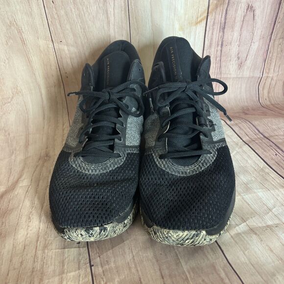 Nike Mens Air Precision 2 AA7069-090 Black Gold White Sneakers Shoes Size 13 - Picture 2 of 16